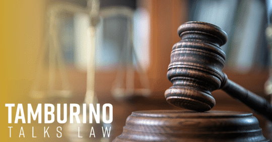 Tamburino Talks Law